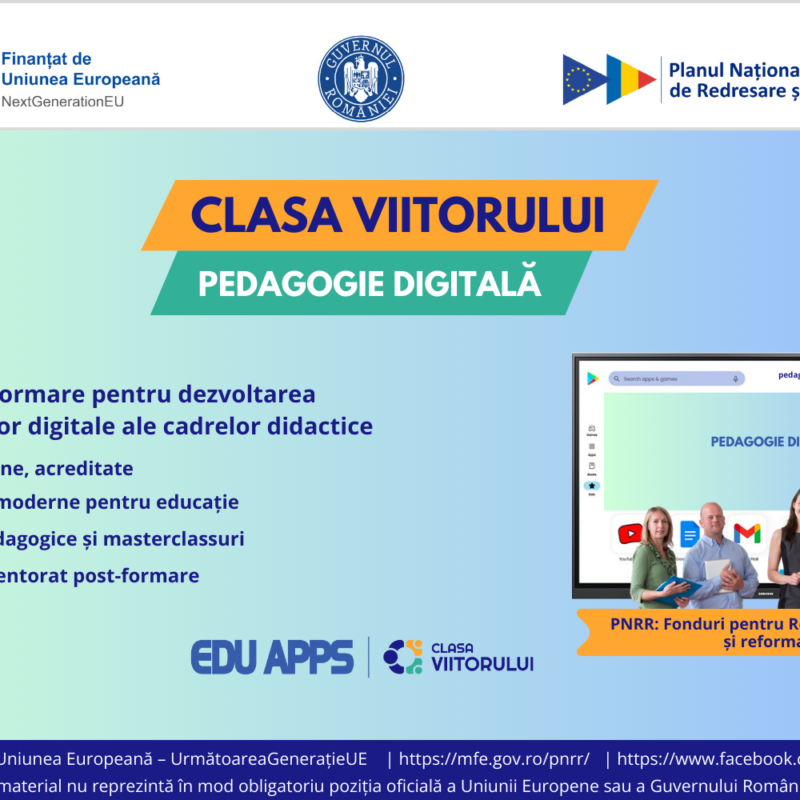 Edu Apps Clasa Viitorului pedagogie digitala