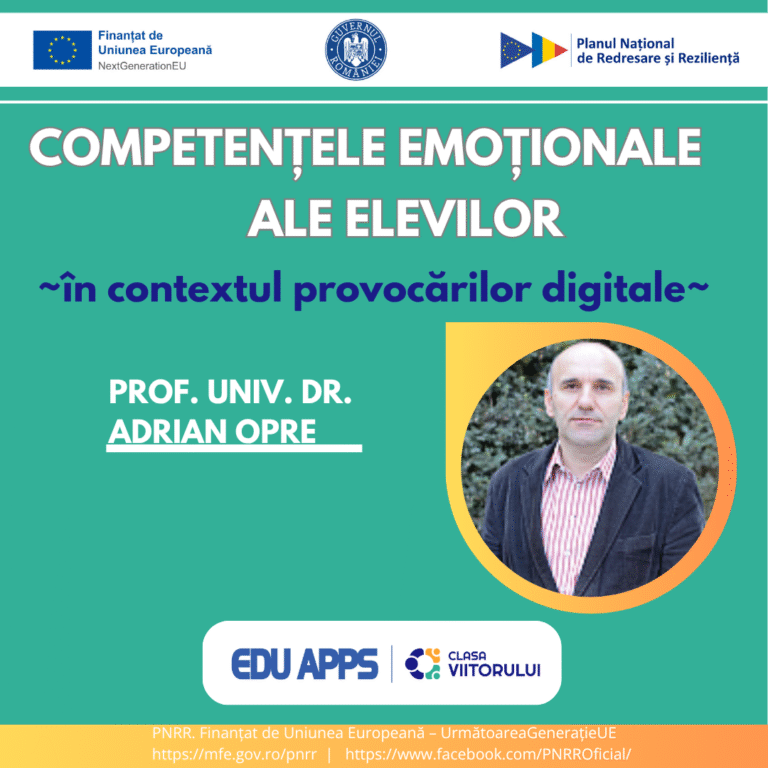adrian opre competentele emotionale ale elevilor