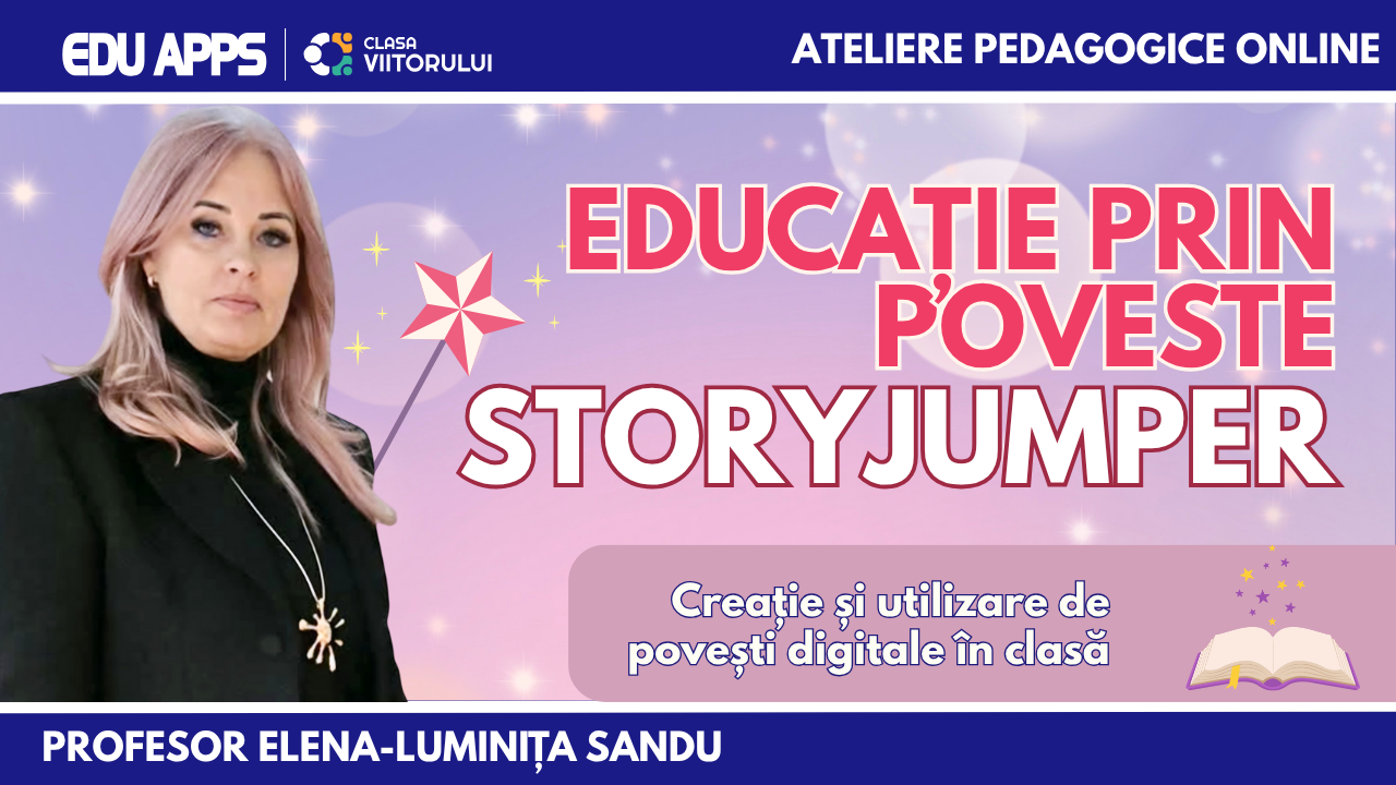Cum creezi povești digitale cu copiii? Încearcă Storyjumper pas cu pas!