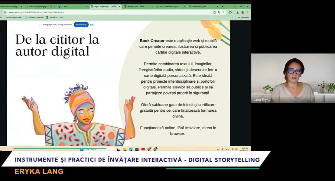 Transformă proiectele elevilor în cărți interactive în BookCreator. De la idee la carte digitală