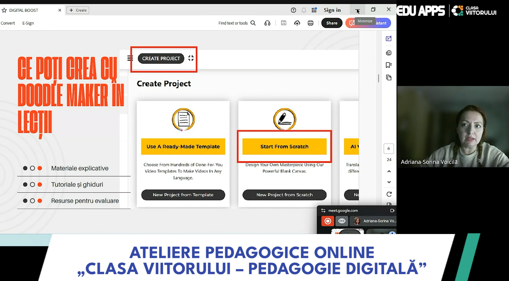 Transformă orice lecție într-o animație cu Doodle Maker, în câteva minute| Ghid profesori