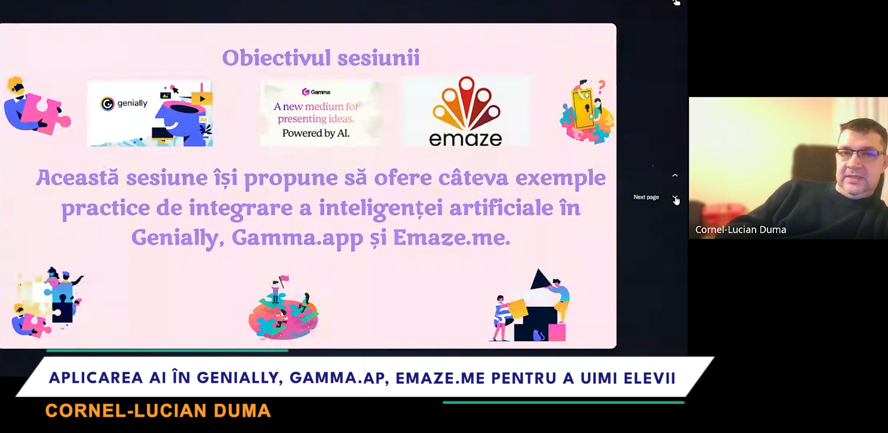Genially + AI: prezentări interactive pentru materiale didactice atractive. Tutorial complet