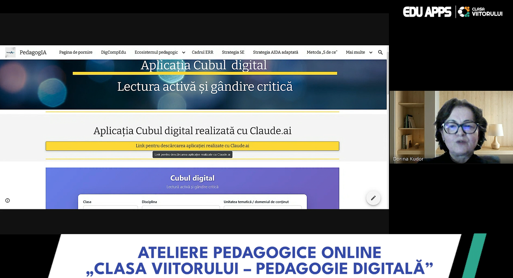 Cubul digital: metoda clasică REINVENTATĂ cu Claude AI pentru lectură activă și gândire critică