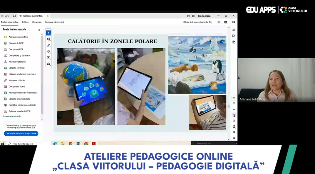 Proiectează o lecție cu Realitatea Augmentată | Tutorial profesori, exemple concrete pas cu pas